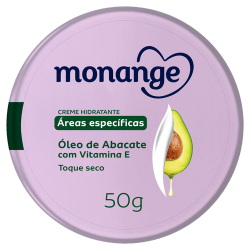 Creme Hidratante Corporal Monange Áreas Ressecadas Abacate 50g