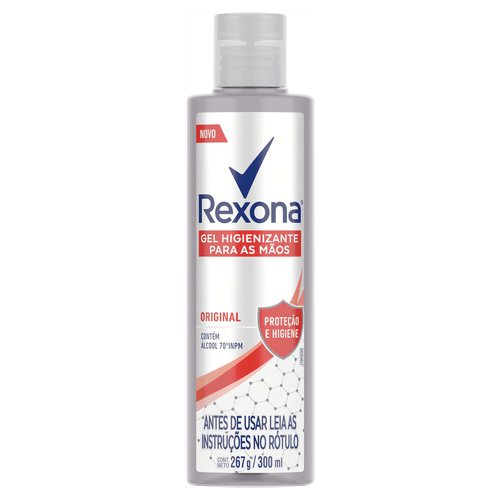 Álcool Gel 70º INPM Original Rexona Squeeze 300ml