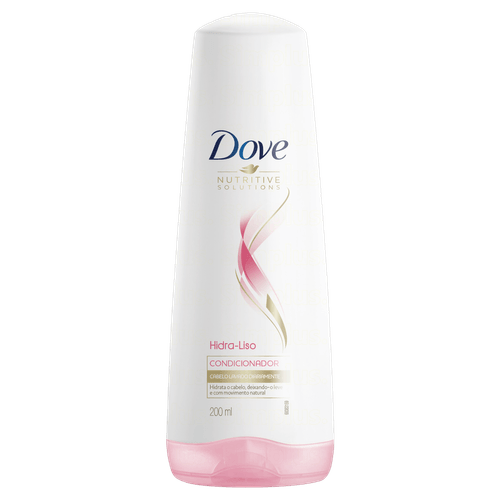 Condicionador Dove Hidra Liso Cabelos Lisos e Oleosos 200ml