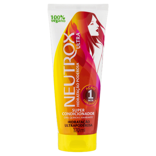 Super Condicionador Neutrox Hidratação Ultrapoderosa Bisnaga 170ml