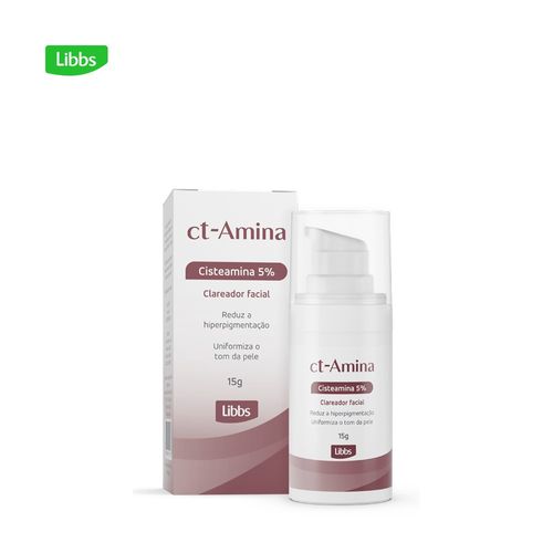 Clareador Facial Cisteamina 5% e Niacinamida 4% Libbs 15g Gel Creme