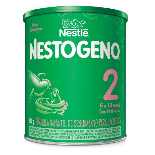 Fórmula Infantil para Lactentes Nestogeno 2 Lata 800g