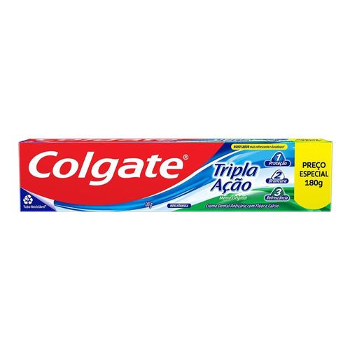Creme Dental Colgate Tripla Ação Lv180G Pg140G - Colgate Tripla Acao