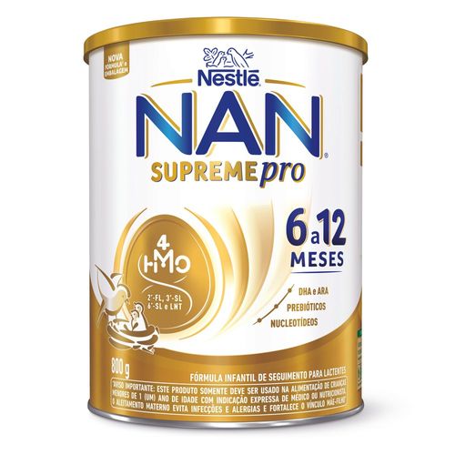 Fórmula Infantil Nan Supreme Pro Lactentes 6 a 12 Meses - 800g