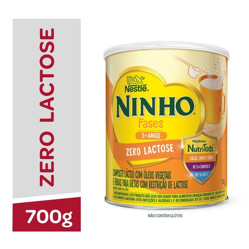Composto Lácteo Ninho Fases Zero Lactose - 700g