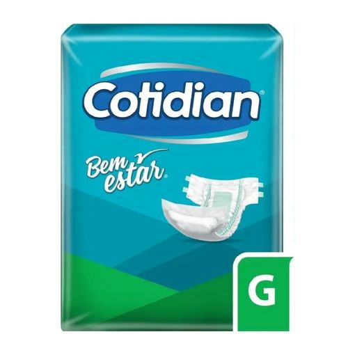 Fralda Geriátrica Cotidian Bem Estar G 7 UN