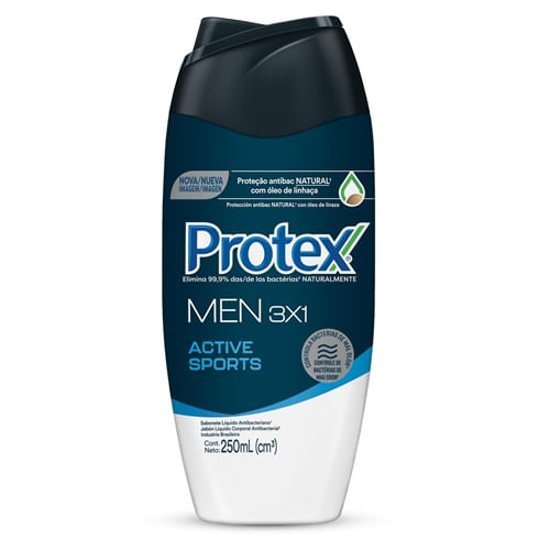 Sabonete líquido Men Sports Protex 250 ml