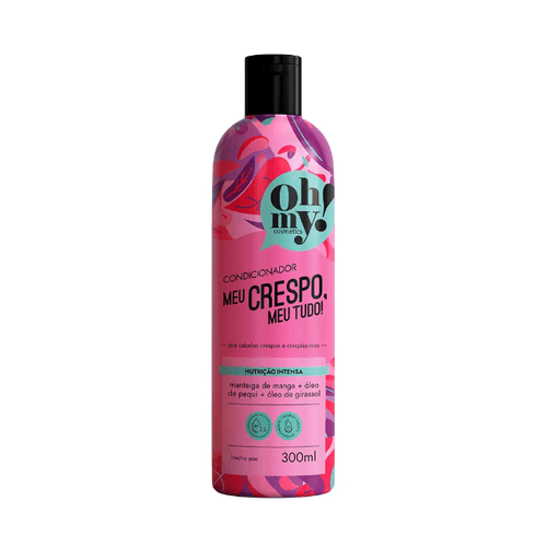 Condicionador para Cabelos Crespos Meu Crespo Meu Tudo Oh My! 300ml Haskell