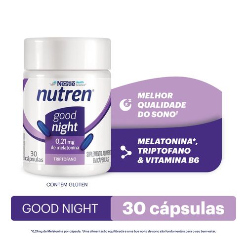 Suplemento Alimentar Melatonina Nutren 0,21mg Cápsula 30 Unidades