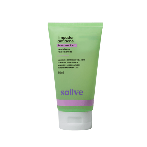Gel Limpador Facial Antiacne Sallve 150ml Gel-espuma