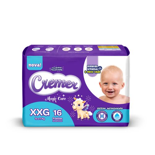 Fralda Cremer Jumbo XXG - 16 Unidades