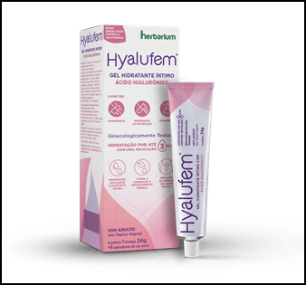 Gel Hidratante Íntimo Hyalufem 24g - 8 Aplicadores