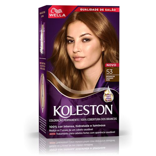 Tintura Koleston-Castanho Ouro 53 Noites