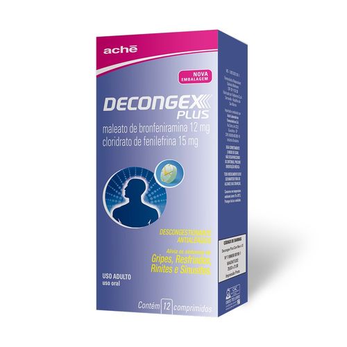 Decongex Plus - 12 comprimidos