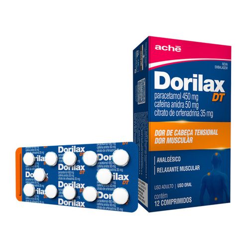 Dorilax Dt 450mg 12 Comprimidos