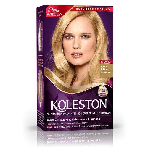 Tintura Koleston Wella 80 Louro Claro