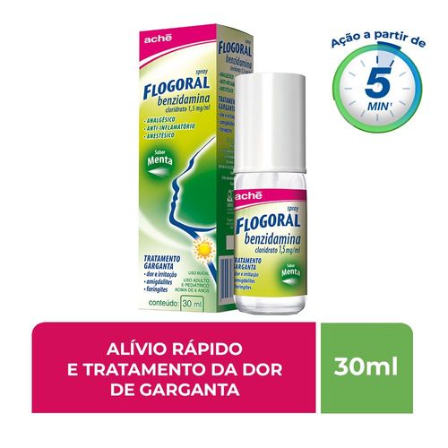 Flogoral Spray para Garganta Menta - 30ml