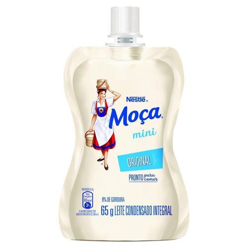 Leite Condensado Integral Original Moça Mini Squeeze - 65g