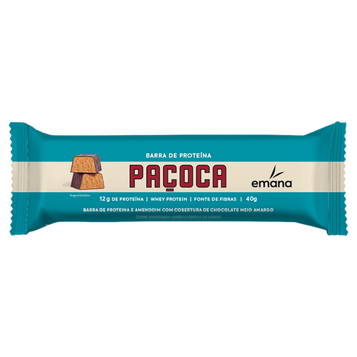 Barra de Proteína Paçoca Chocolate 40g