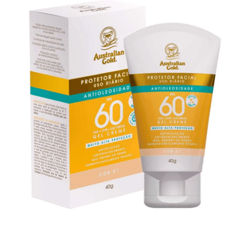 Protetor Solar Facial FPS 60 Australian Gold 40g