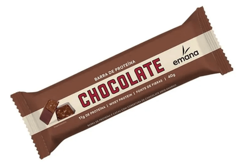 Barra de Proteína Emana Chocolate Meio Amargo-40g