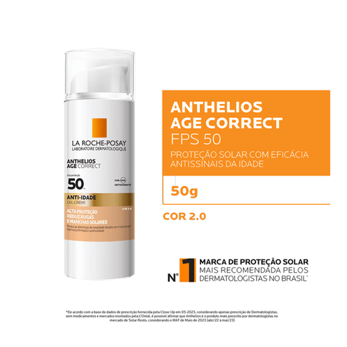 Protetor Solar Gel-Creme Anti-Idade La Roche-Posay FPS 50 50g