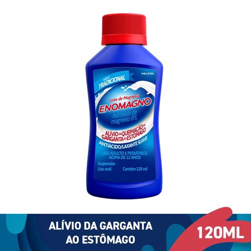 ENOMAGNO Leite de Magnésia Tradicional 120ml