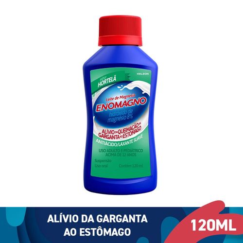 ENOMAGNO Leite de Magnésia Hortelã  120ml