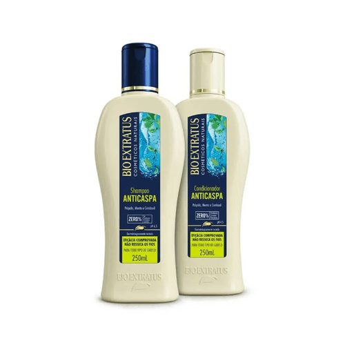 Kit Bio Extratus Anticaspa Shampoo 250ml e Condicionador 150ml