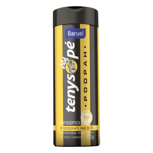 Talco Desodorante para os Pés Tenys Pé Baruel Podpah 100g