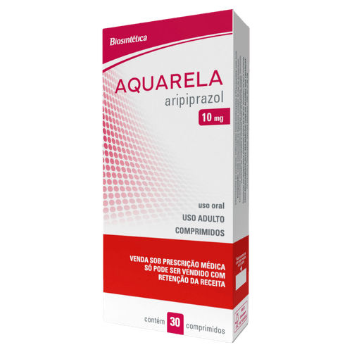 Aquarela Aripiprazol Aché 10mg Comprimido 30 Unidades