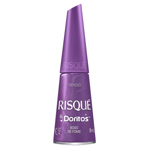 Esmalte Cremoso Roxo de Fome Risqué & Doritos - 8ml
