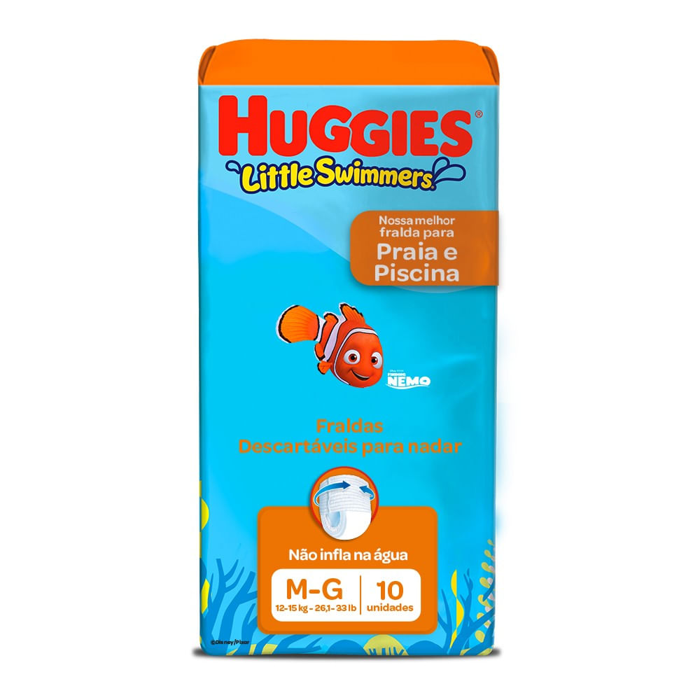 Fralda Huggies Little Swimmers G - 10 Fraldas