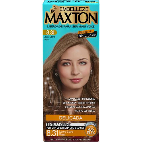 Embelleze Tinta De Cabelo Maxton Louro Claro Bege 8.31