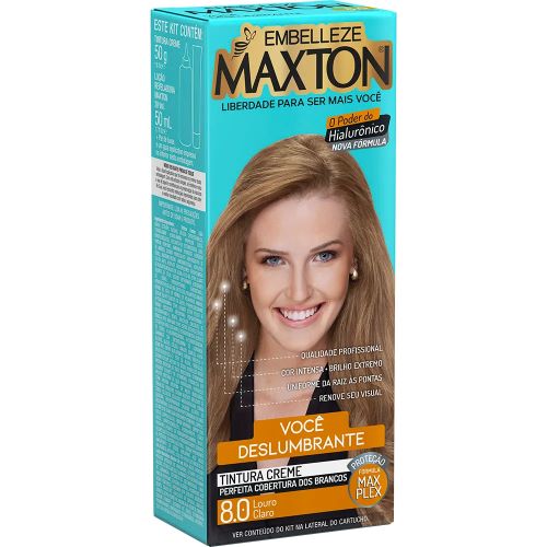 Embelleze Tinta De Cabelo Maxton Louro Claro 8.0
