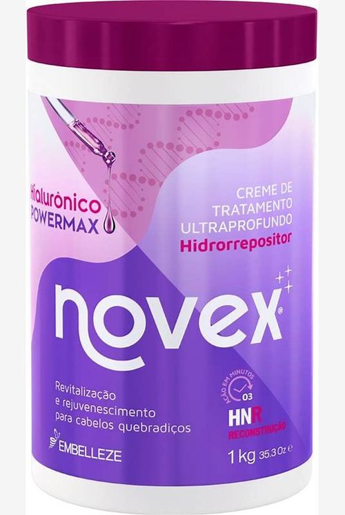 Creme de Tratamento Novex Hialurônico PowerMax 1kg