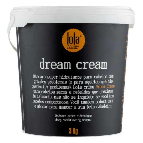 Máscara Capilar Super Hidratante From Rio Dream Cream 3kg Lola
