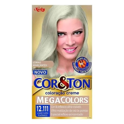 Tintura Niely Cor&Ton  Louro Super Platinado  - 180g