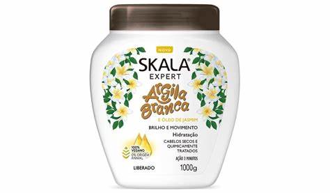 Skala Argila Branca Creme De Cabelo 1Kg