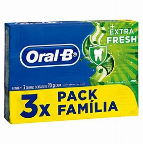 Creme Dental Oralb 100 Ment 70g 3un L+P-