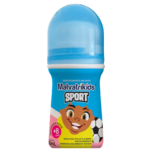 Desodorante Roll-On Suave Malvatrikids Sport - 65ml