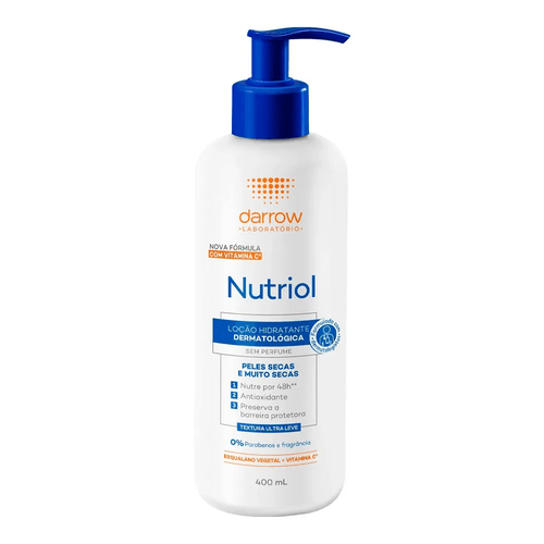Loção Hidratante Nutriol S/ Perfume 400Ml - Nutriol