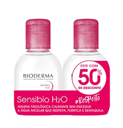 Kit Bioderma H2O Sensibio - Água Micelar Demaquilante - 100ml  Cada