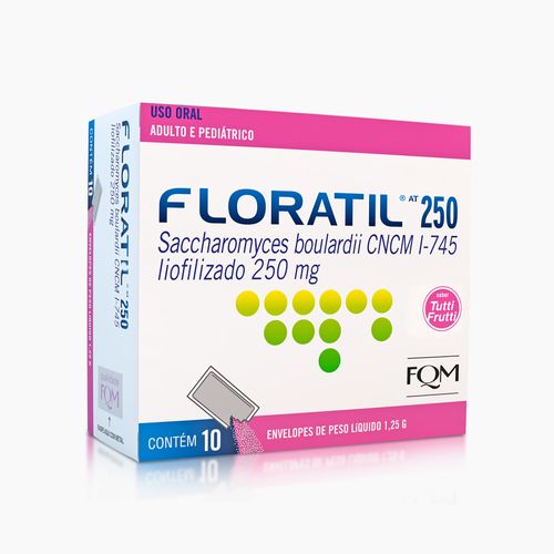 FLORATIL AT 250MG 10ENV 1,25G
