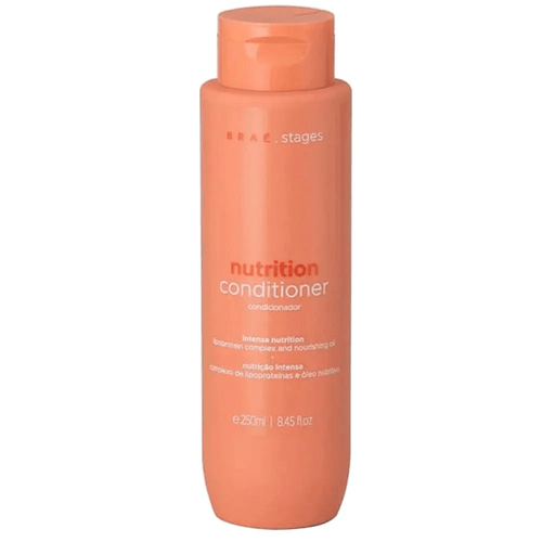 Condicionador Braé Stages Nutrition 250ml - Nutrição para cabelos secos e com frizz