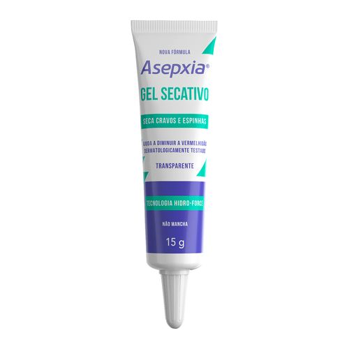 Gel Secativo Asepxia 15G - Asepxia