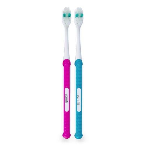 Escova Dental Macia Indicativa Sanifill 2 Unidades