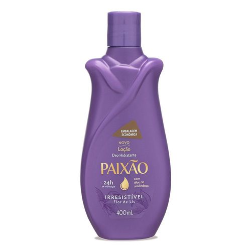 Hidratante Paixão Irresistível com Óleo de Amêndoas ação desodorante 400ml