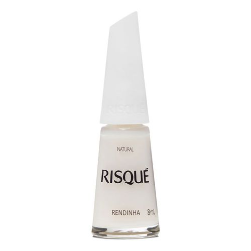 Esmalte Risque Natural Rendas Branco Rendinha 8Ml - Risque