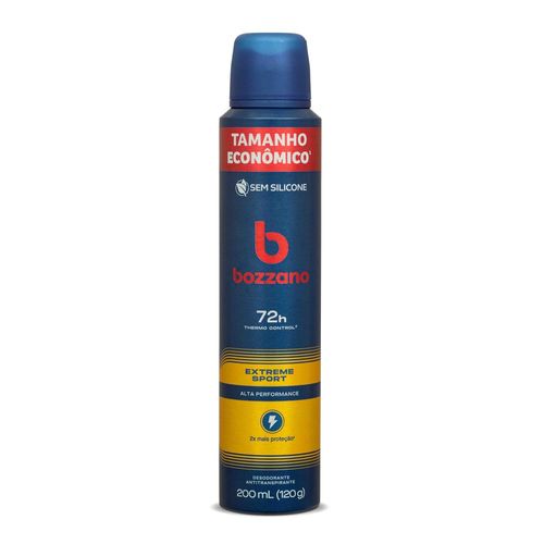 Desodorante Aerossol Bozzano Antitranspirante Extreme Sport 200ml